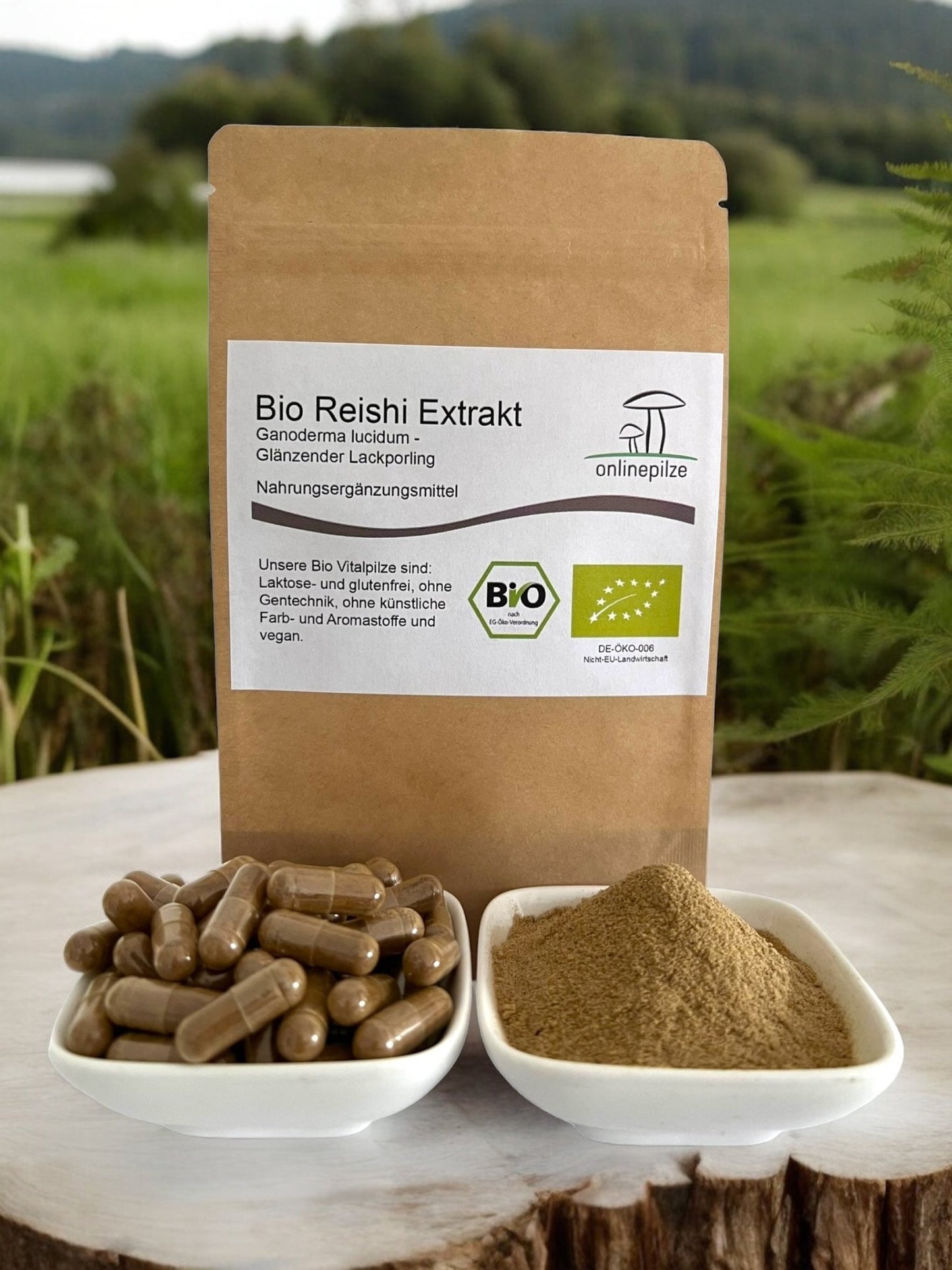 Reishi Vitalpilz Extrakt BIO - Onlinepilze